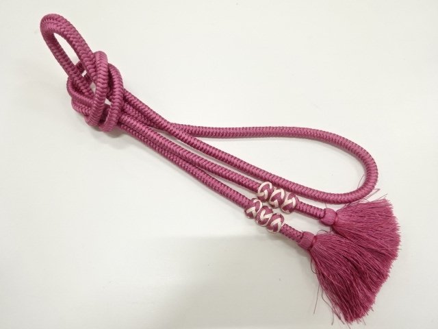 JAPANESE KIMONO / HAND-TIED OBIJIME